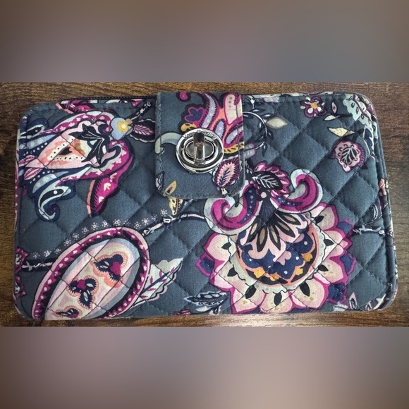 Vera Bradley Floral Quilted Wallet - Picture 1 of 5